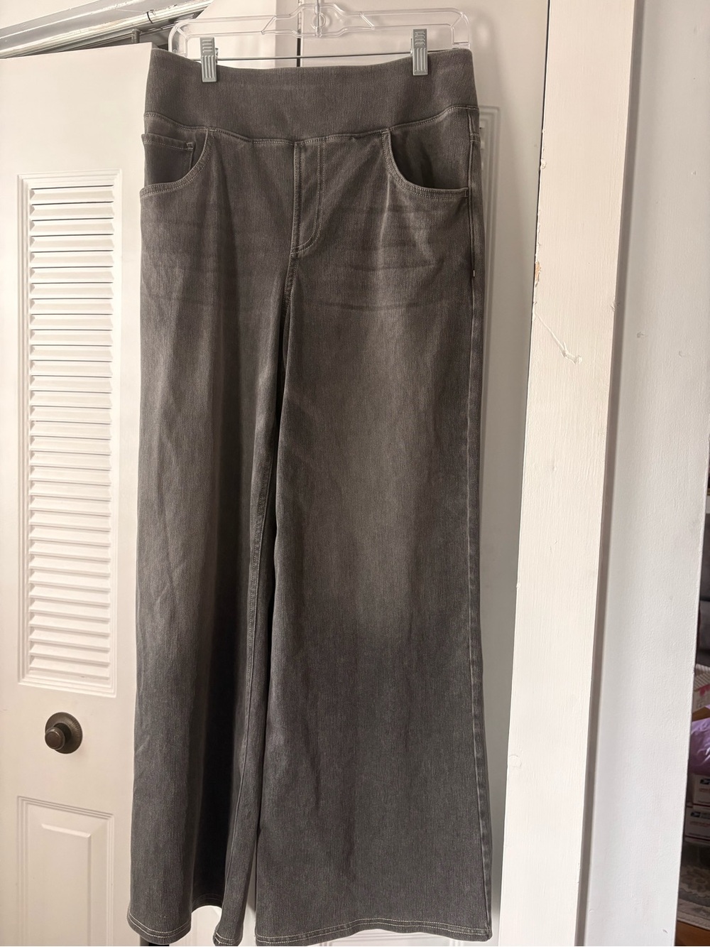 Halara Stretch Wide-Leg Women's Jeans - Gray